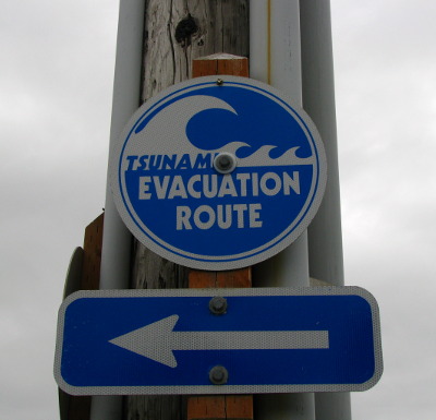 tsunami route